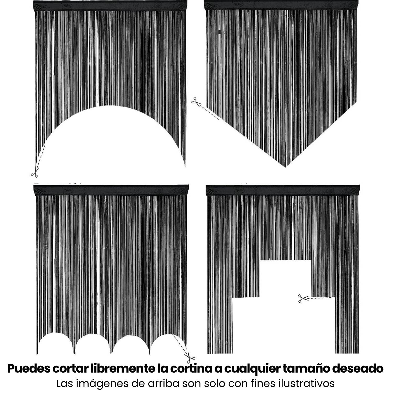 comprar cortina de alambre negro para puerta mexico