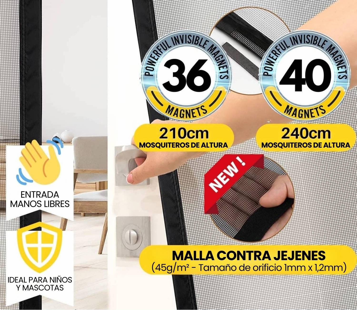 mejores mosquiteros magneticos para puerta en mexico