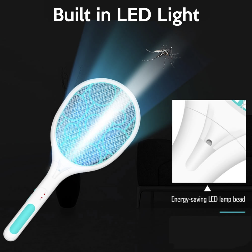 Raqueta Eléctrica Mata Mosquitos | Raqueta Eléctrica contra Mosquitos | Matamoscas Eléctrico, image 5